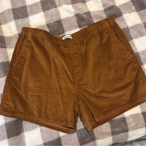 Madewell Brown Corduroy Shorts